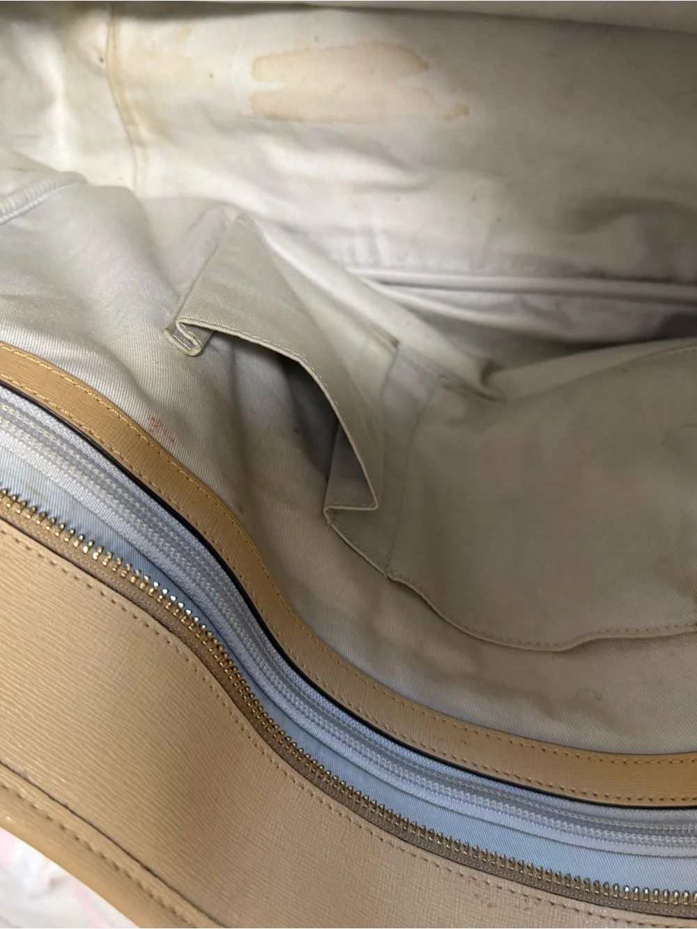 Coach Tan Leather Tote with Dual Straps